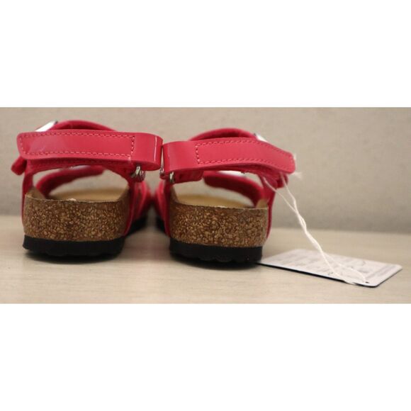 Birkenstock Kids 1029517 Girl's EUR 25 US 7 Patent Fuchsia Tulip Rio AS Sandals - Picture 3 of 16